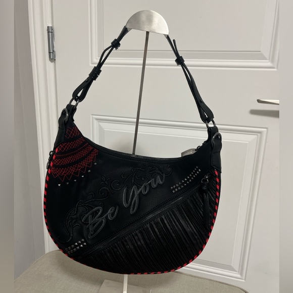 Desigual Women’s Half Moon Shoulder Bag - Picture 1 of 13